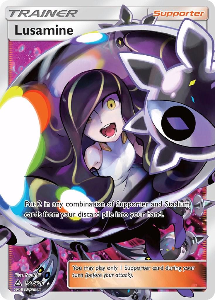 Ultra Prism Lusamine Pokémon card