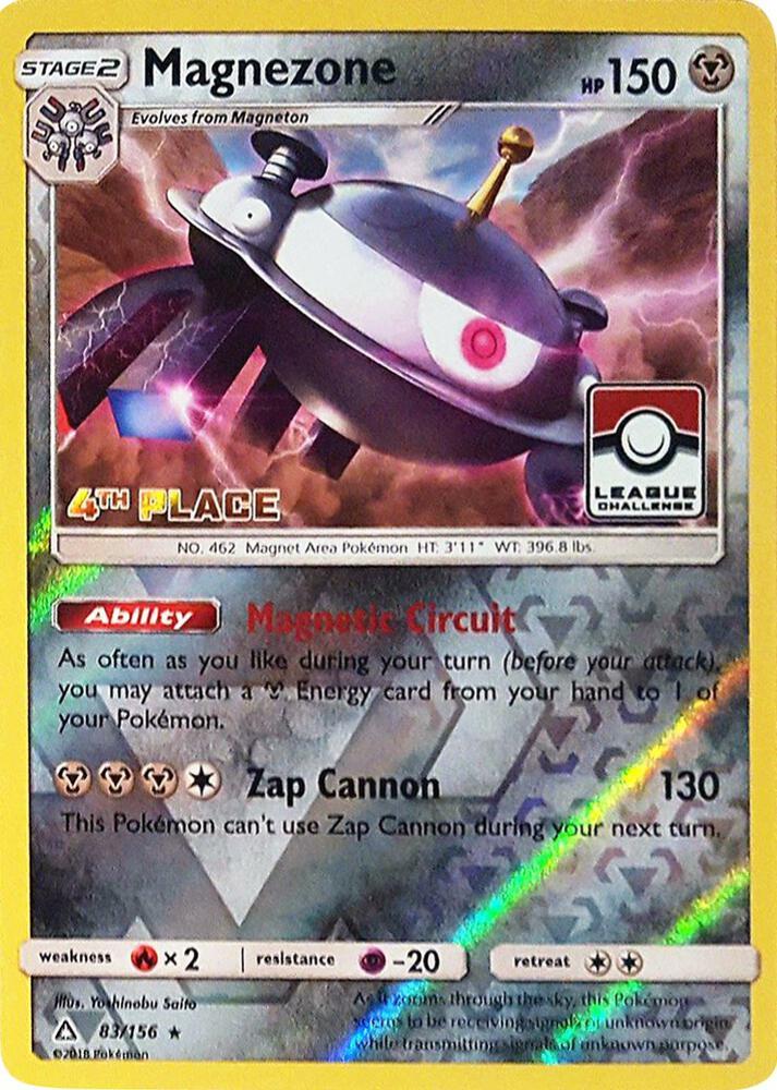 Ultra Prism Magnezone [4th-Place-League] Pokémon card