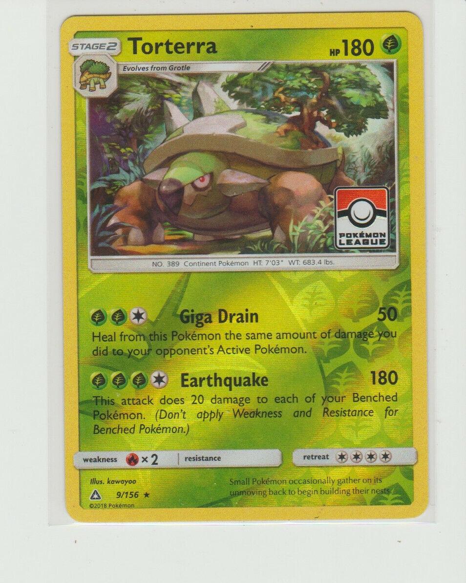 Ultra Prism Torterra [League] Pokémon card