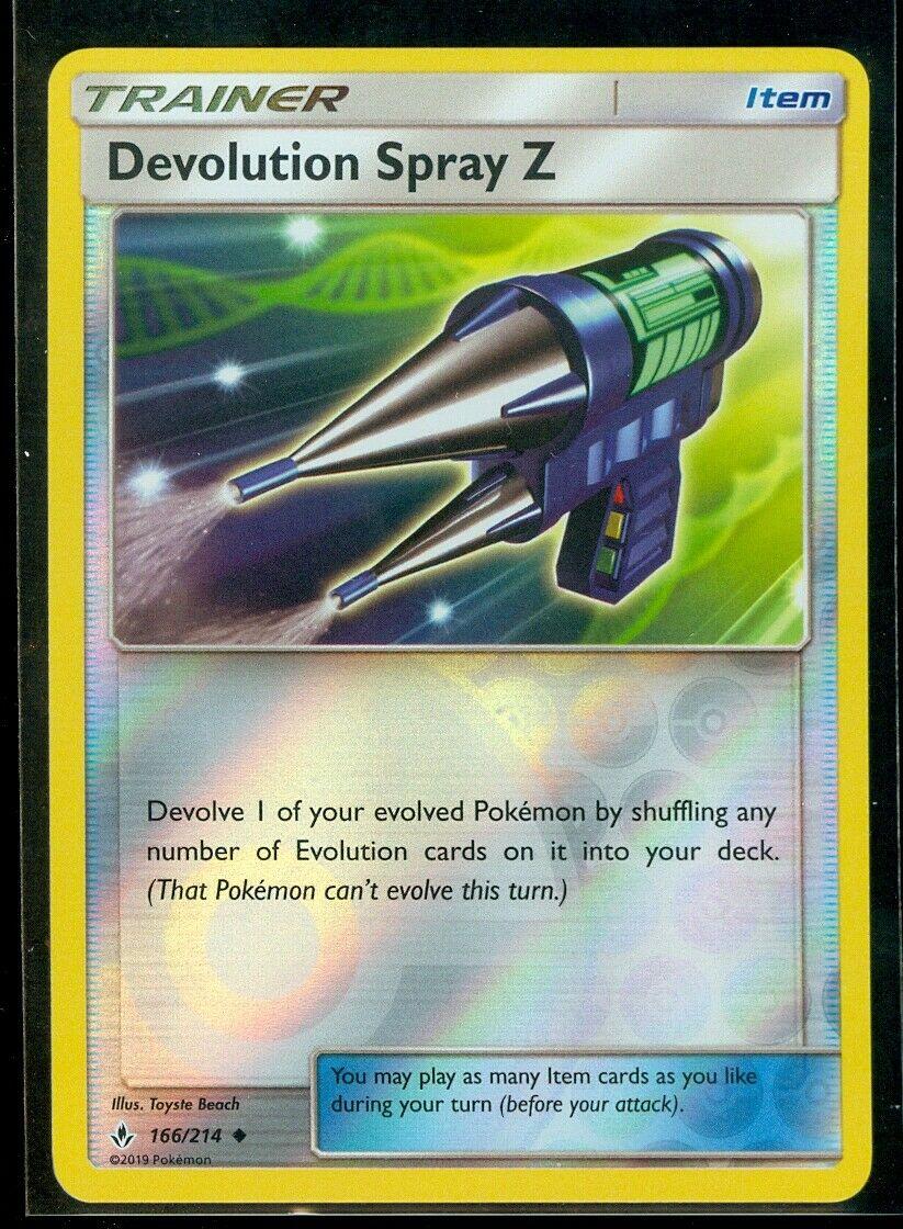 Unbroken Bonds Devolution Spray Z [Reverse Holo] Pokémon card