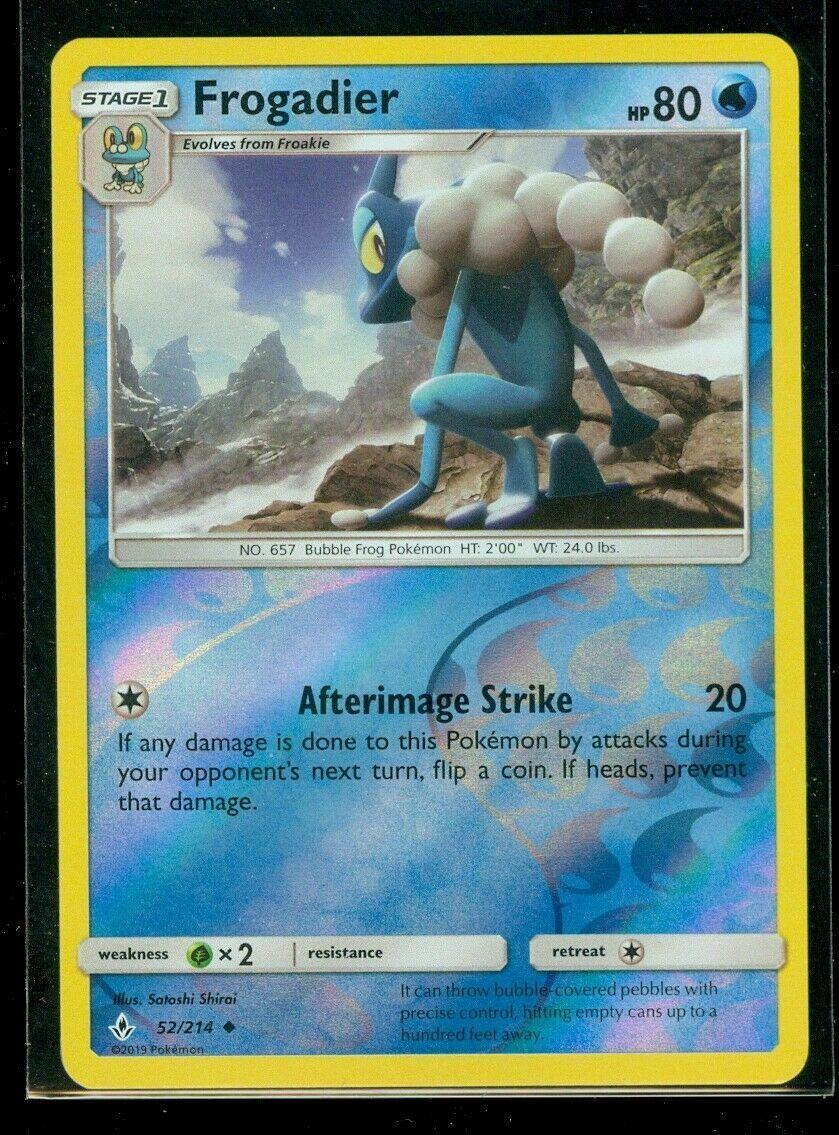 Unbroken Bonds Frogadier [Reverse Holo] Pokémon card