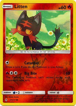 Litten [Reverse Holo]