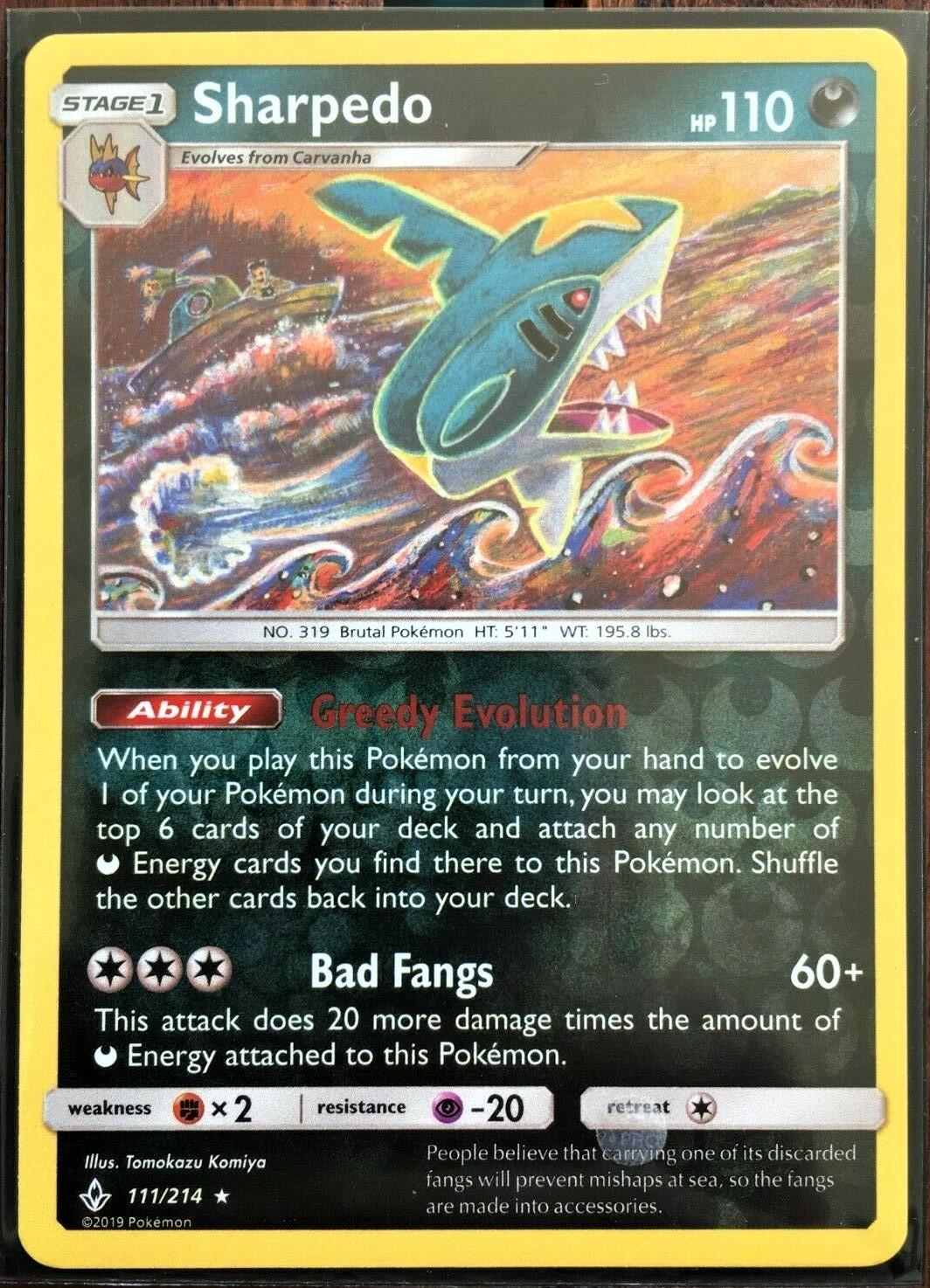 Sharpedo [Reverse Holo]