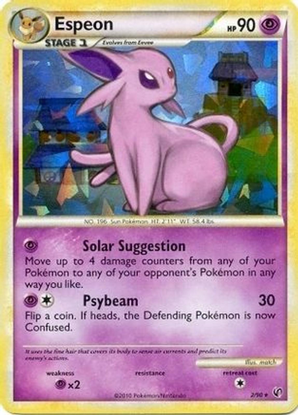 Undaunted Espeon [Cracked-Ice-Holo] Pokémon card