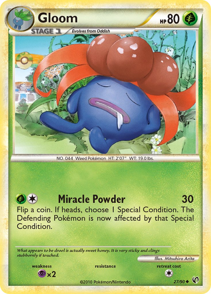 Undaunted Gloom Pokémon card