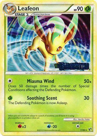 Undaunted Leafeon [Prerelease] Pokémon card