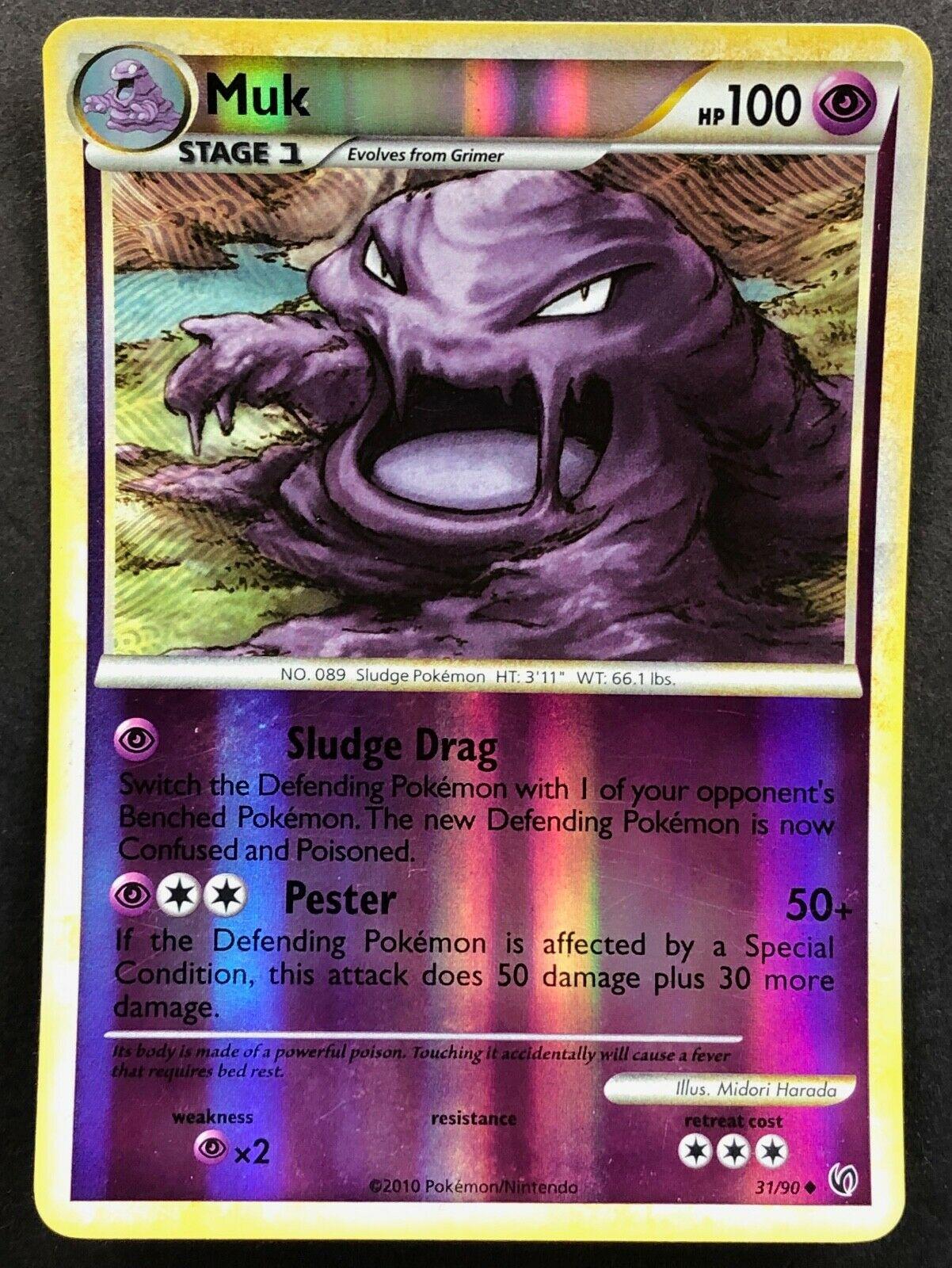 Undaunted Muk [Reverse Holo] Pokémon card