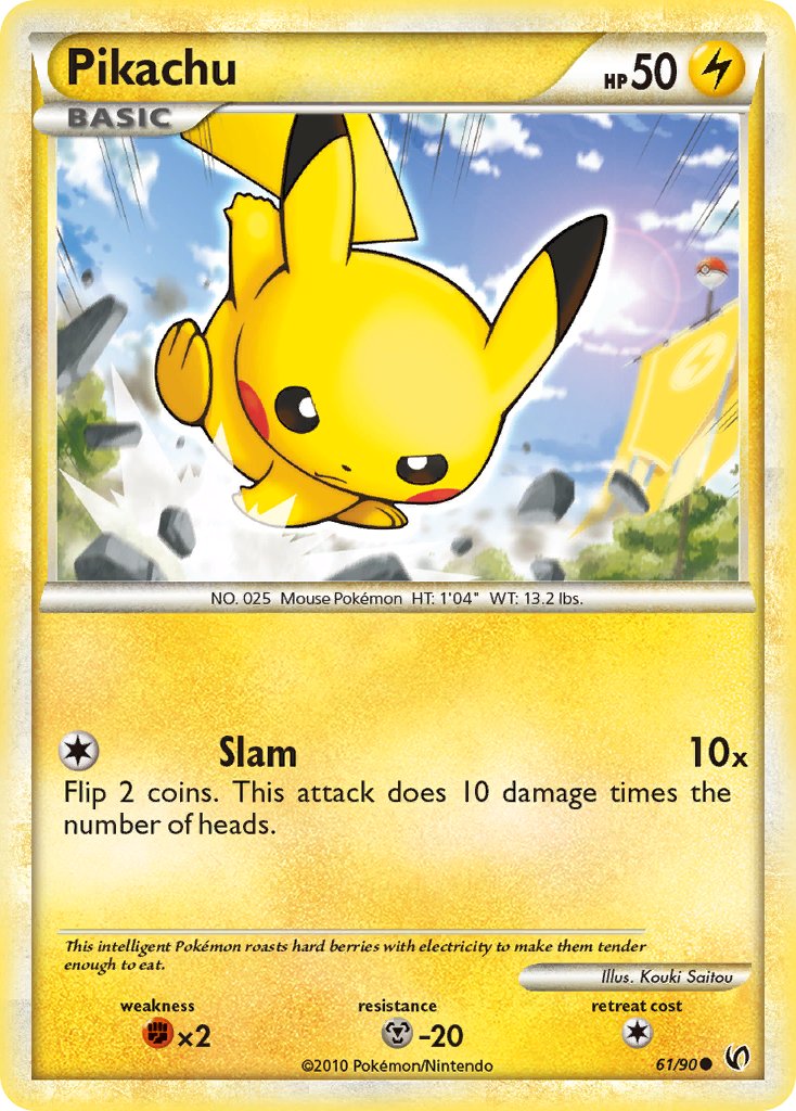 Undaunted Pikachu Pokémon card