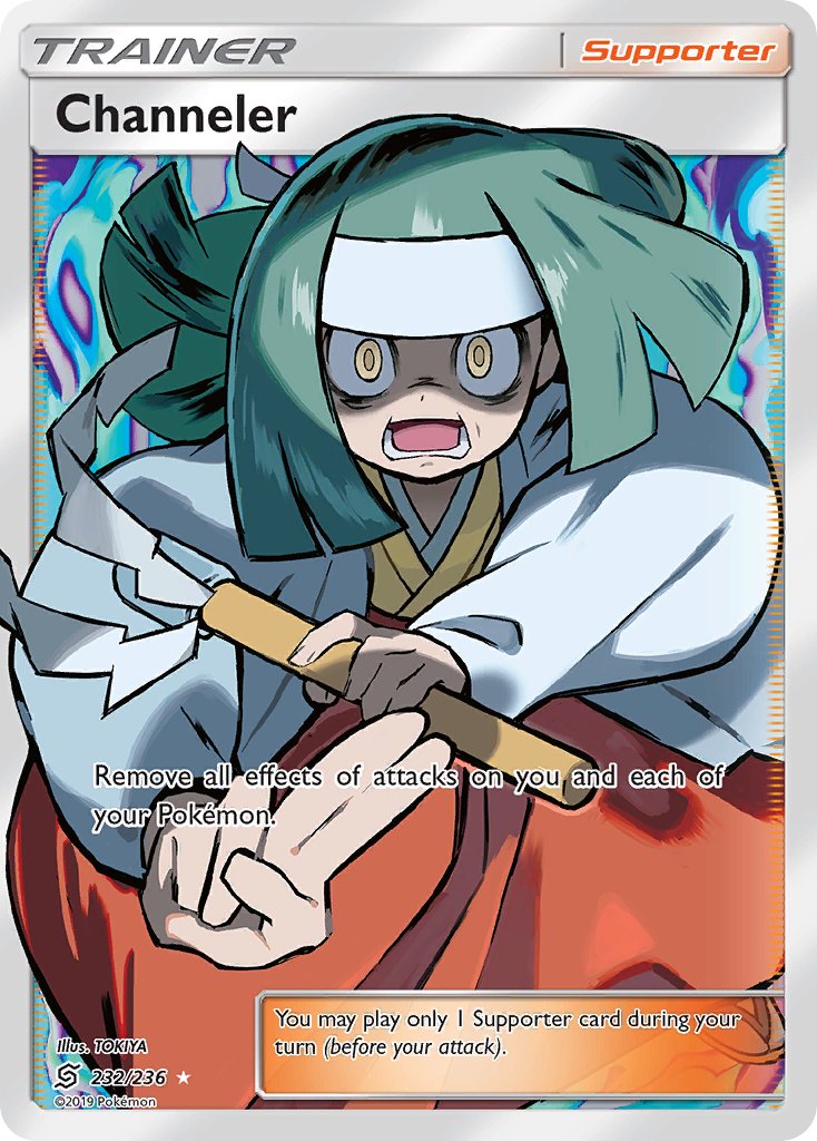 Unified Minds Channeler Pokémon card