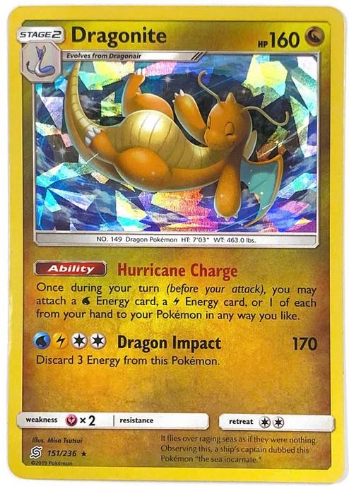 Unified Minds Dragonite [Cracked-Ice-Holo] Pokémon card
