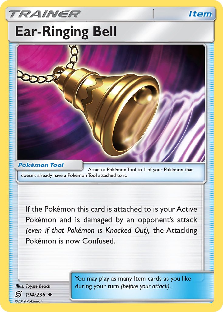 Unified Minds Ear-Ringing Bell Pokémon card