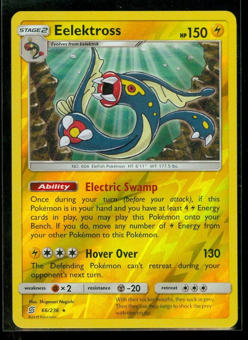 Unified Minds Eelektross [Reverse Holo] Pokémon card