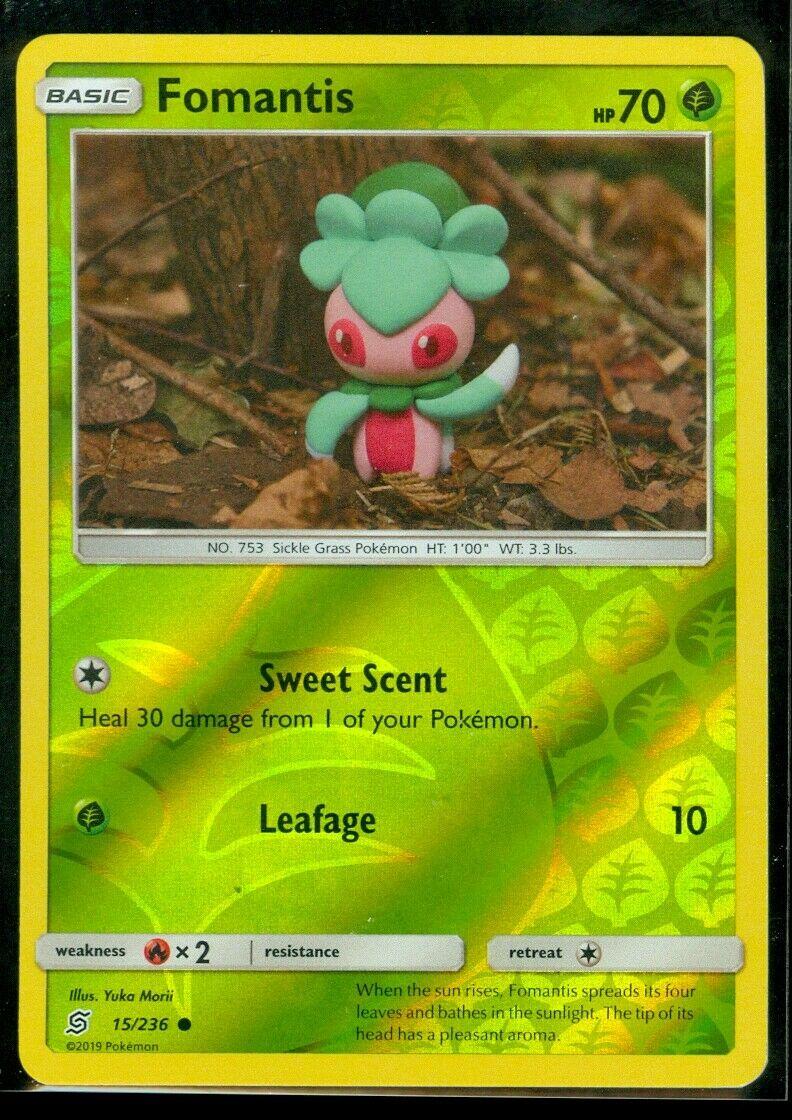 Unified Minds Fomantis [Reverse Holo] Pokémon card