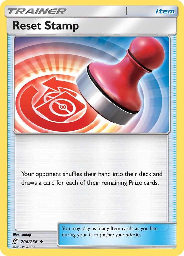 Unified Minds Reset Stamp Pokémon card