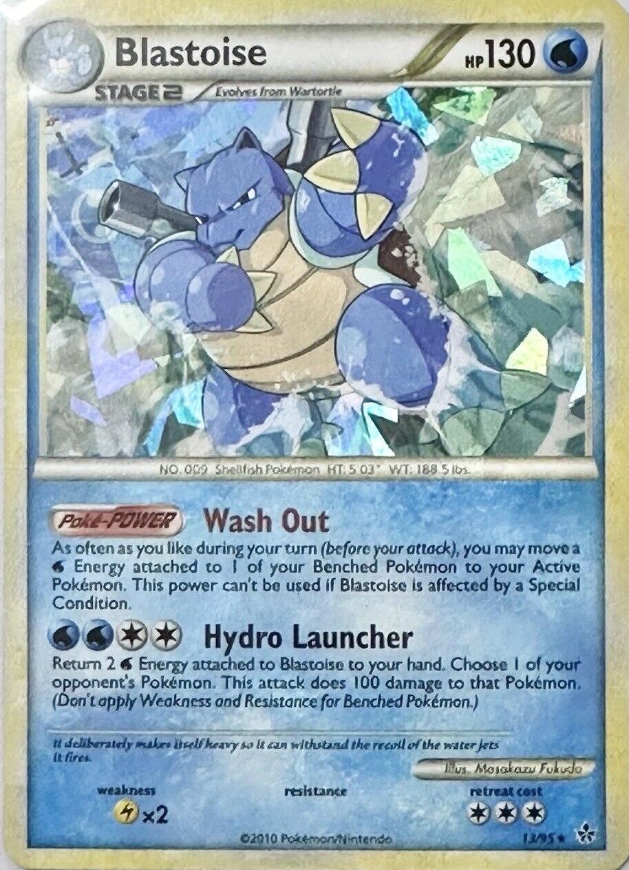 Unleashed Blastoise [Cracked-Ice] Pokémon card