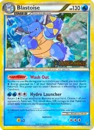 Unleashed Blastoise [Pre-release] Pokémon card