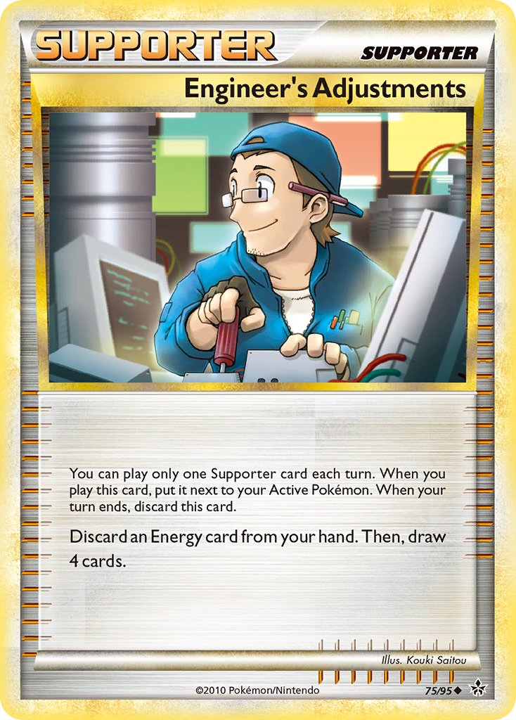 Unleashed Engineer's Adjustments Pokémon card