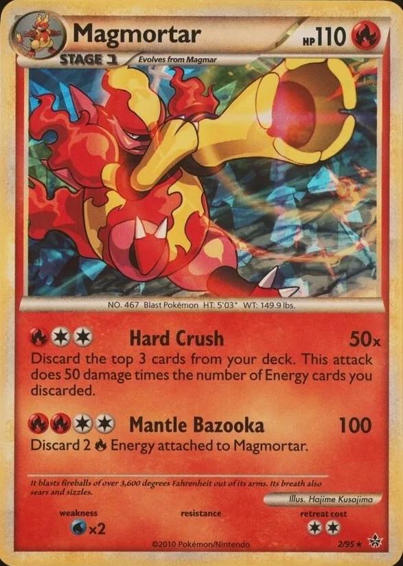 Unleashed Magmortar [Cracked-Ice] Pokémon card
