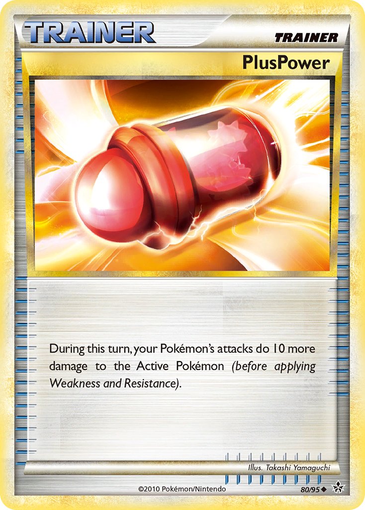 Unleashed PlusPower Pokémon card