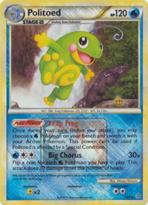Unleashed Politoed [Crosshatch-Pokemon-League] Pokémon card