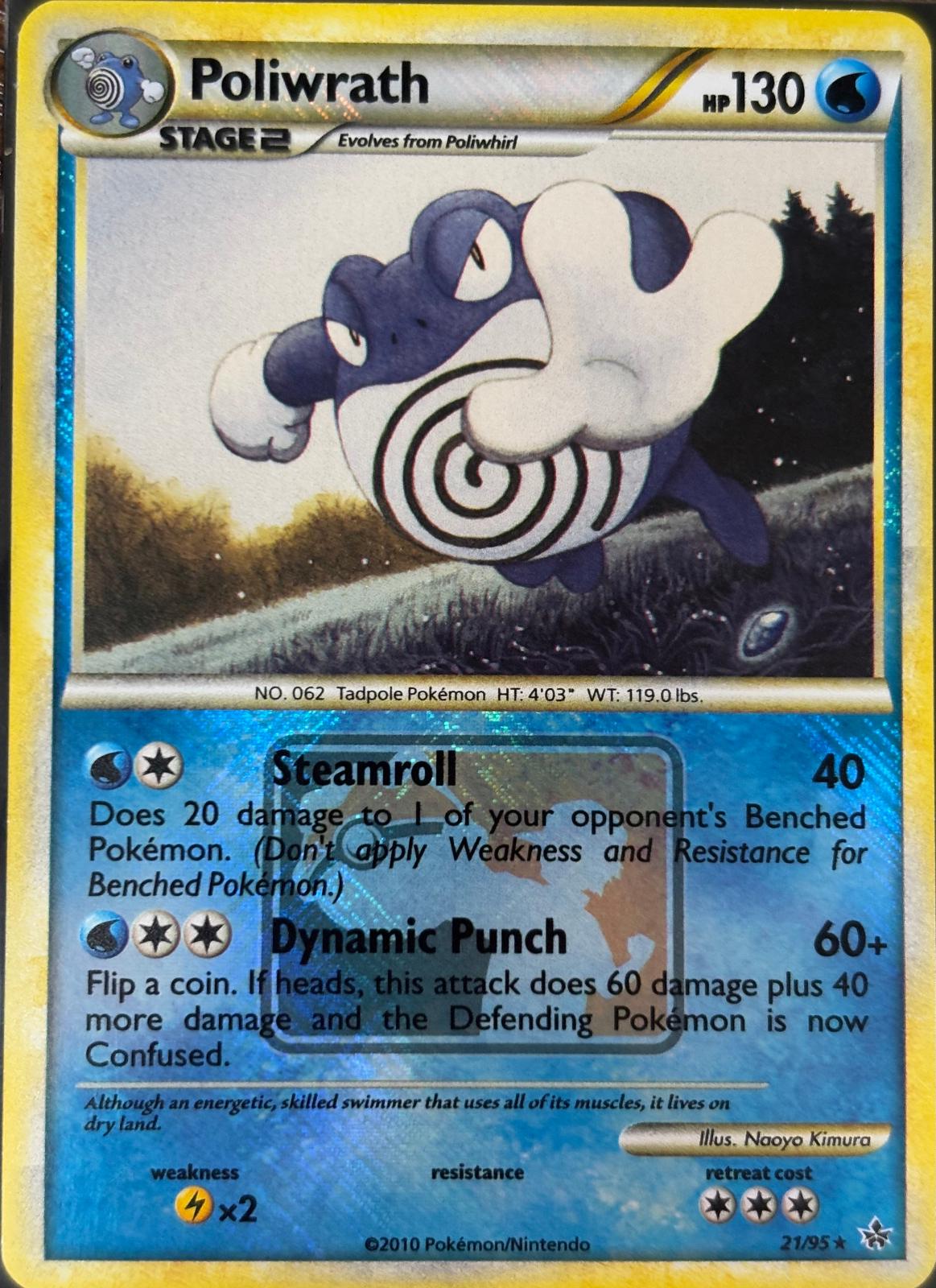 Unleashed Poliwrath [League] Pokémon card