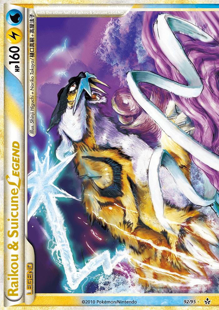 Unleashed Raikou & Suicune [Legend] Pokémon card