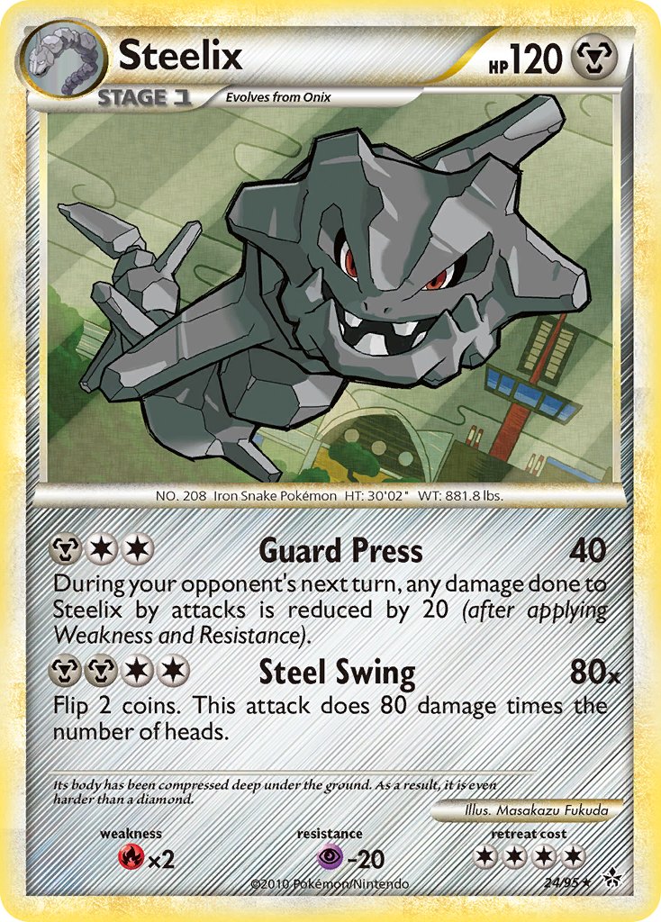 Unleashed Steelix [Crosshatch-League-Promo] Pokémon card