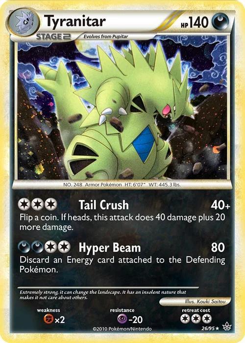 Unleashed Tyranitar [Cosmos-Holo] Pokémon card