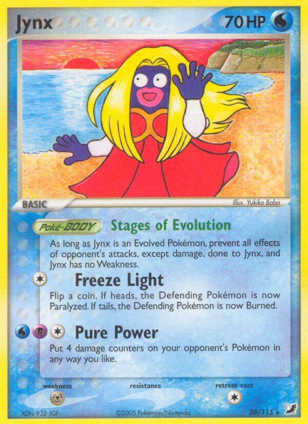 Unseen Forces Jynx Pokémon card