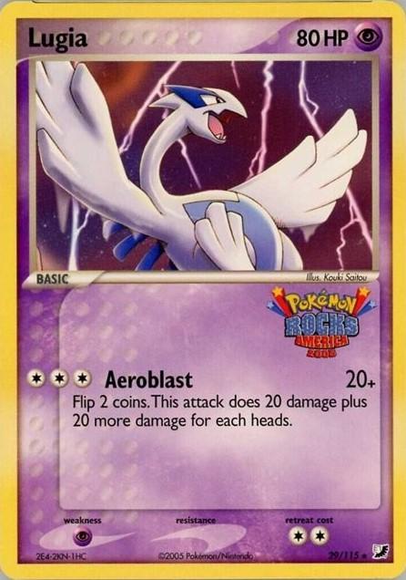 Unseen Forces Lugia [Rocks-America] Pokémon card
