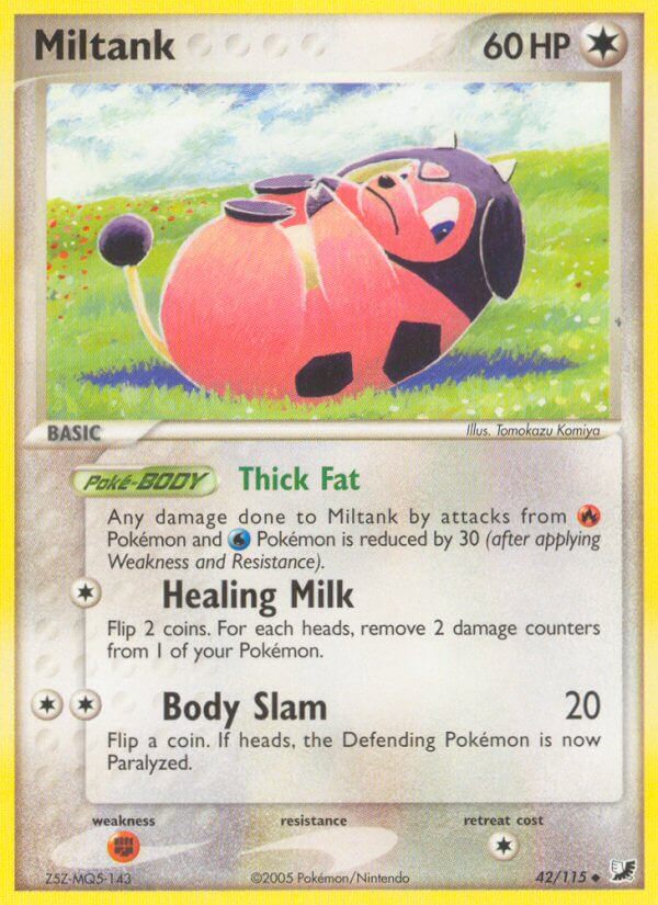 Unseen Forces Miltank Pokémon card
