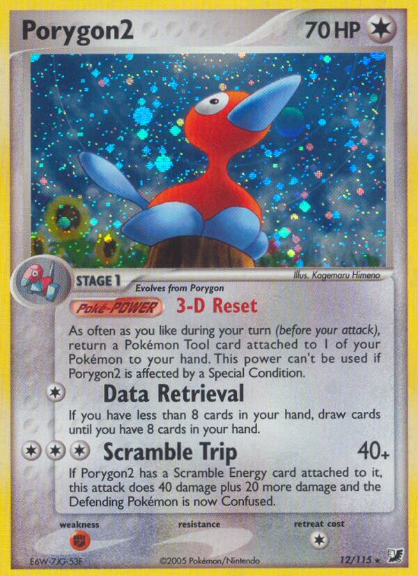 Unseen Forces Porygon2 Pokémon card