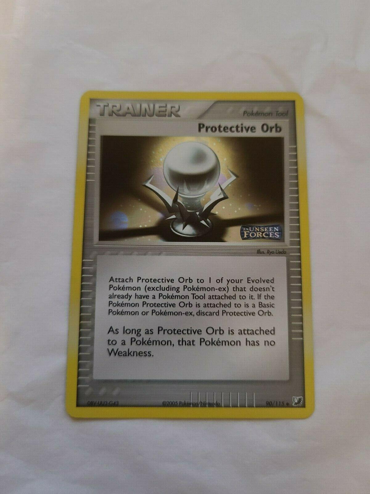 Unseen Forces Protective Orb [Reverse Holo] Pokémon card