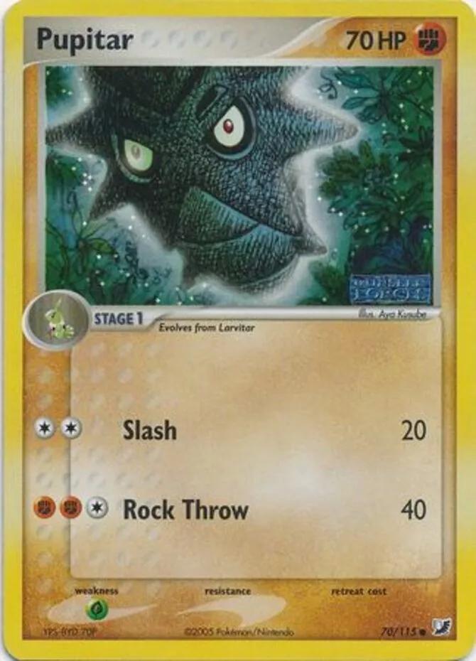 Unseen Forces Pupitar [Reverse Holo] Pokémon card