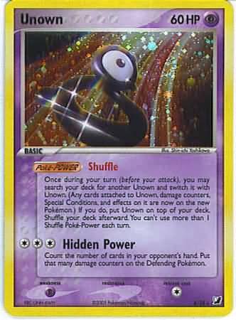 Unseen Forces Unown [B] Pokémon card