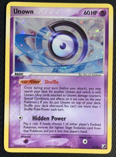 Unseen Forces Unown [D] Pokémon card