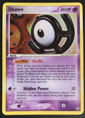 Unseen Forces Unown [U] Pokémon card