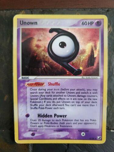 Unseen Forces Unown [Z] Pokémon card