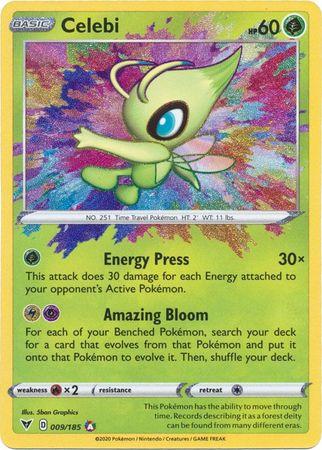 Vivid Voltage Celebi [Holo] Pokémon card
