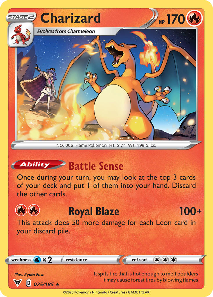 Vivid Voltage Charizard Pokémon card