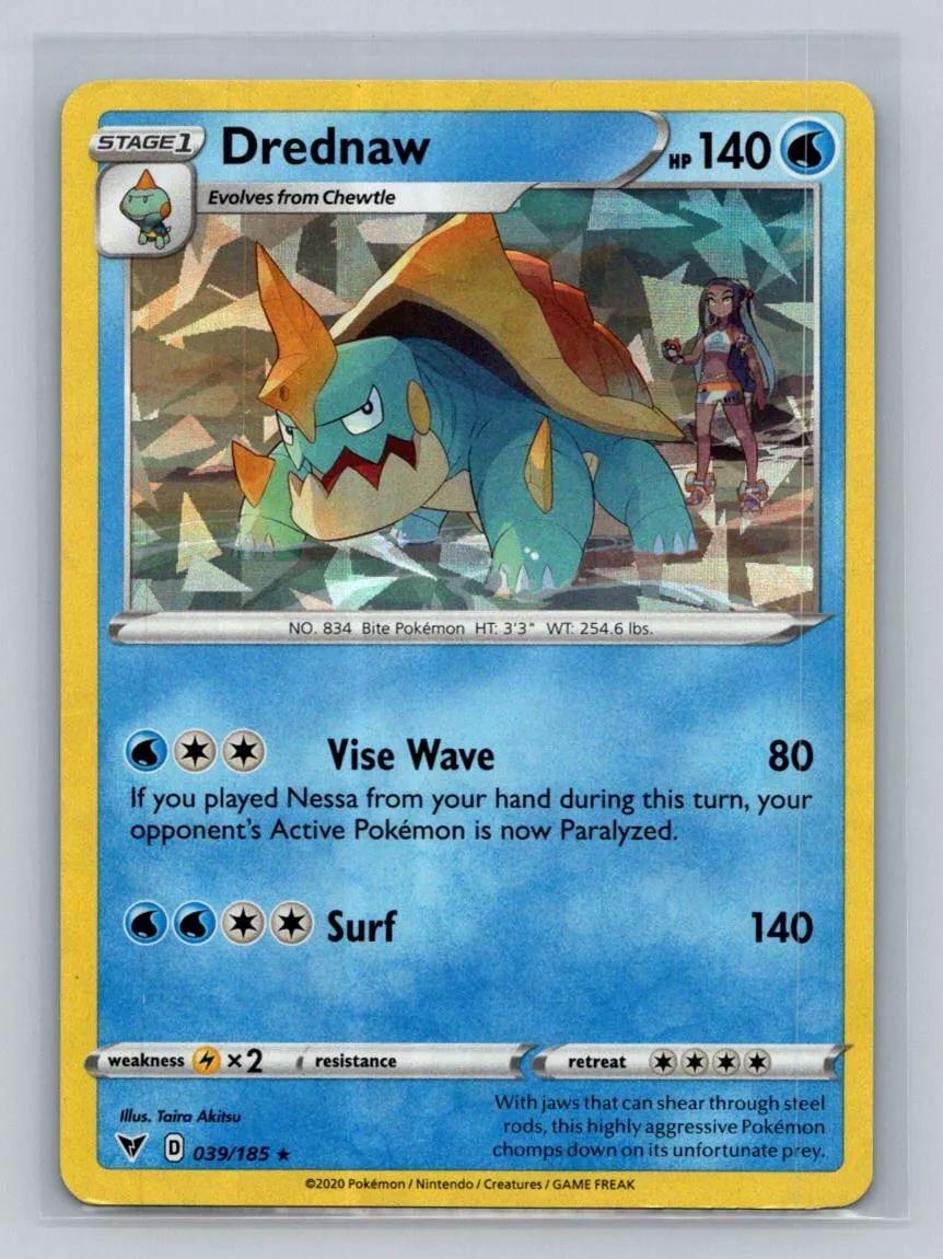 Vivid Voltage Drednaw [Cracked-Ice] Pokémon card