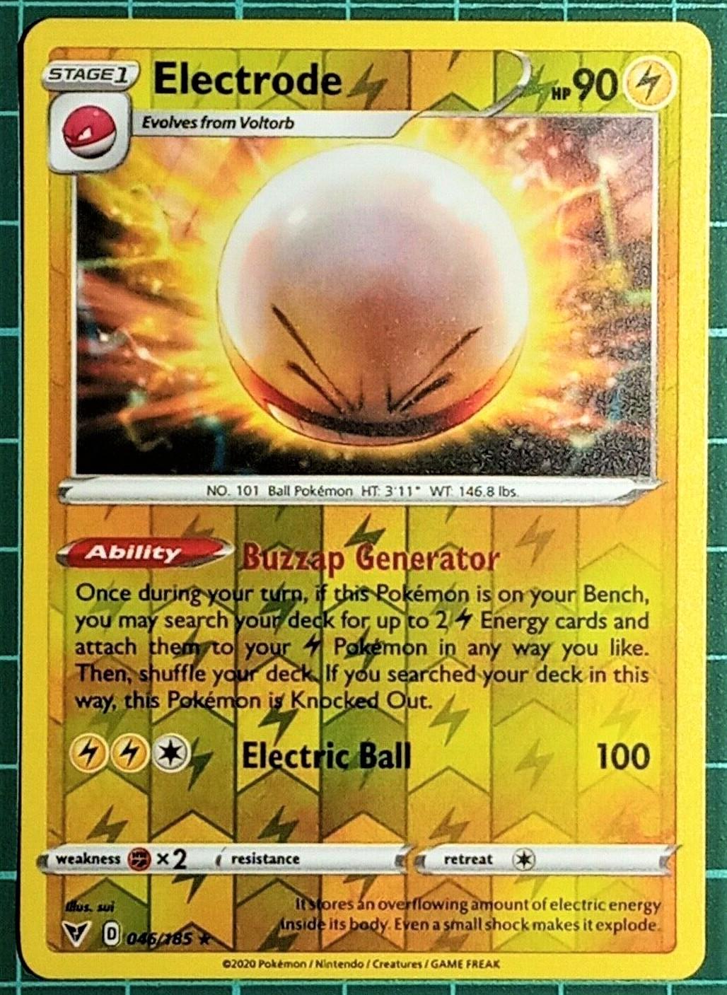 Vivid Voltage Electrode [Reverse Holo] Pokémon card