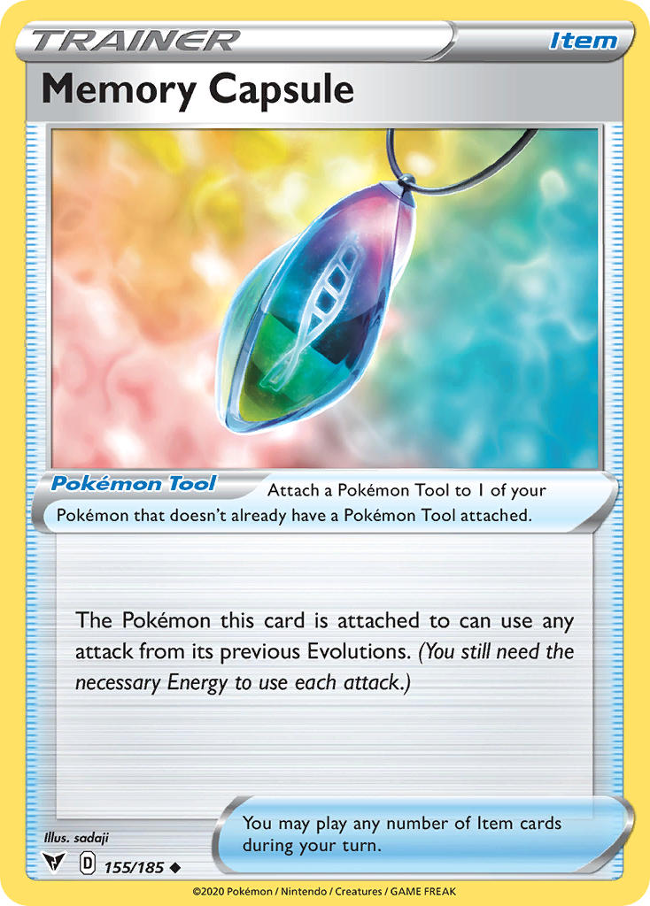 Vivid Voltage Memory Capsule Pokémon card