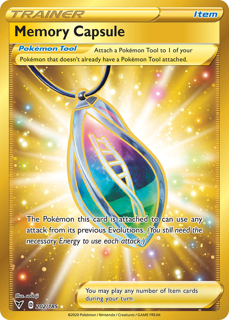 Vivid Voltage Memory Capsule Pokémon card