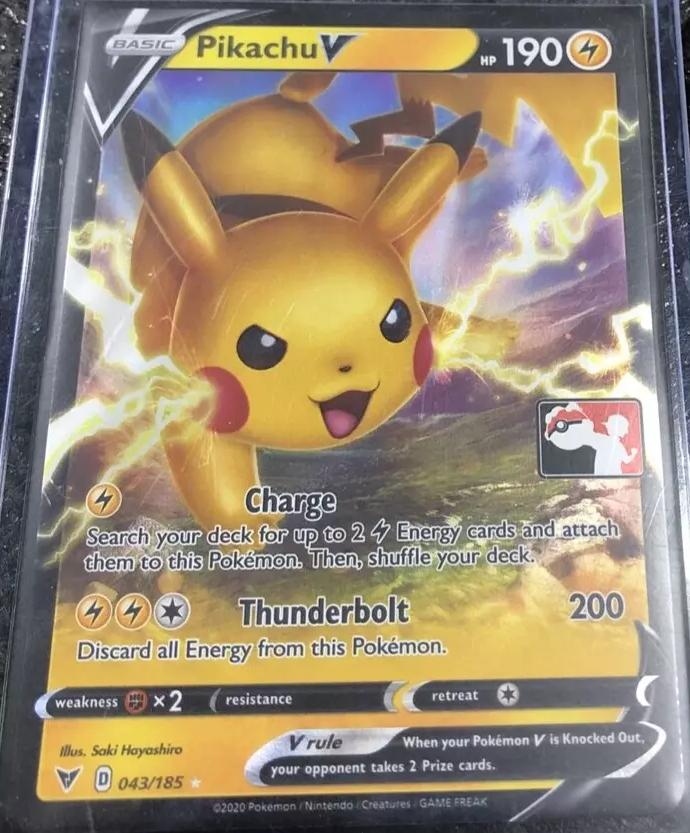 Vivid Voltage Pikachu V [Play] Pokémon card