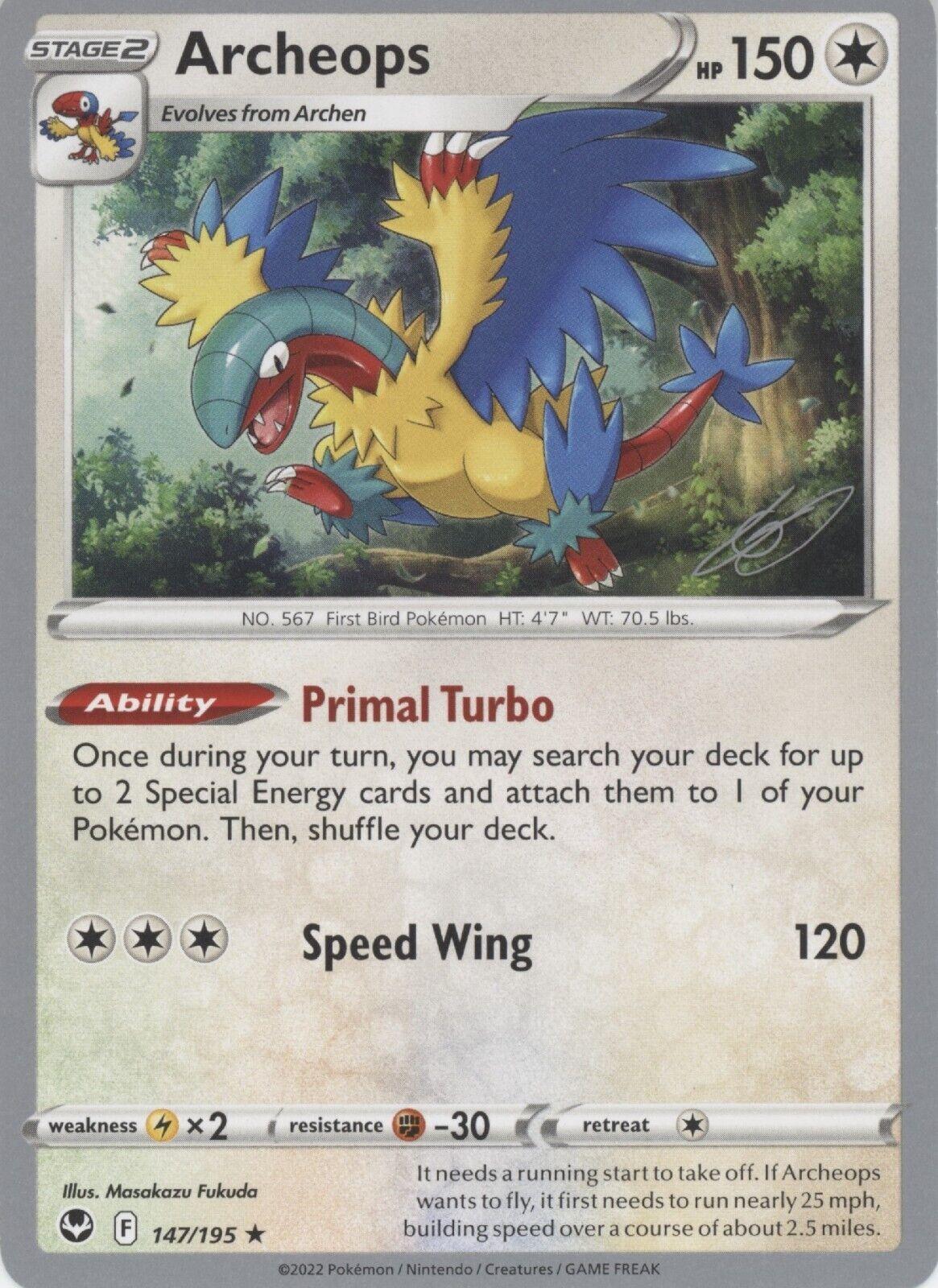 World Championships 2023 Archeops Pokémon card