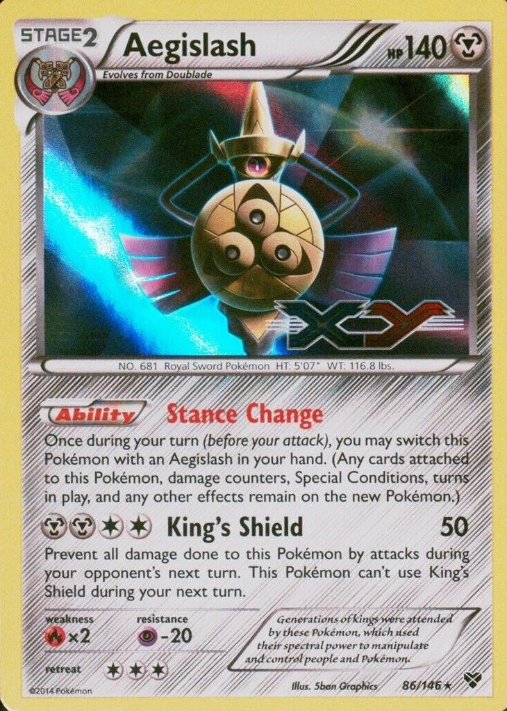 XY Aegislash [Pre-release] Pokémon card