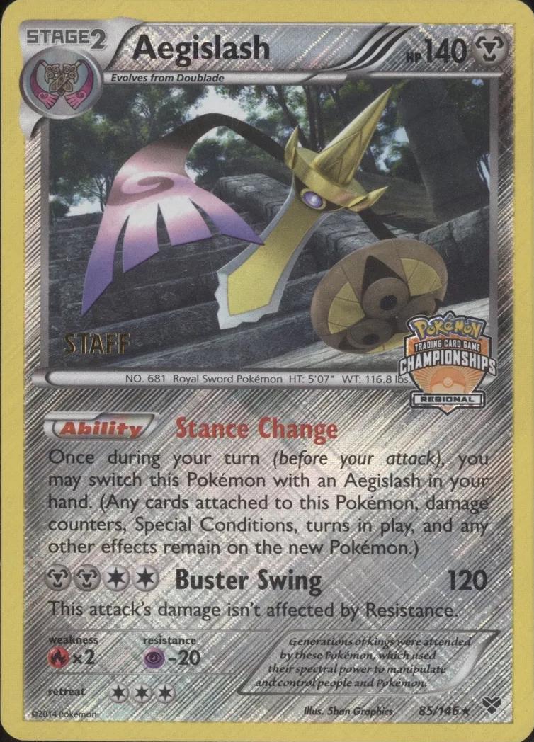 XY Aegislash [Regional-Championship-Staff] Pokémon card