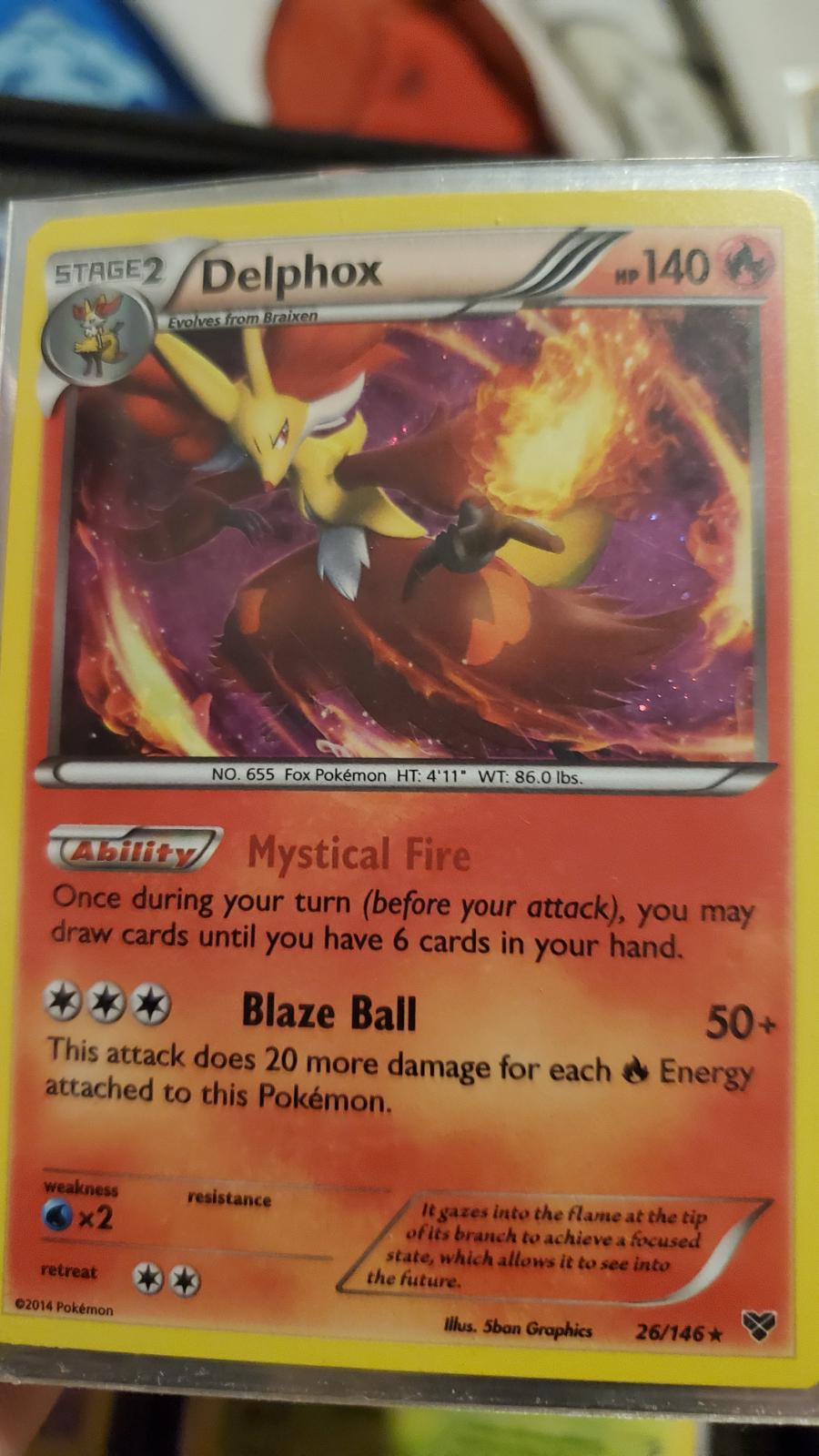 XY Delphox [Cosmos-Holo] Pokémon card