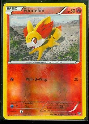 XY Fennekin [Reverse Holo] Pokémon card